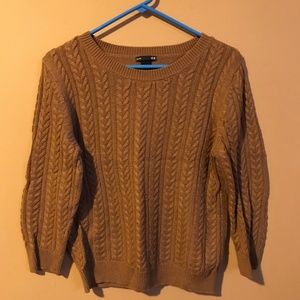 Cable-Knit Sweater